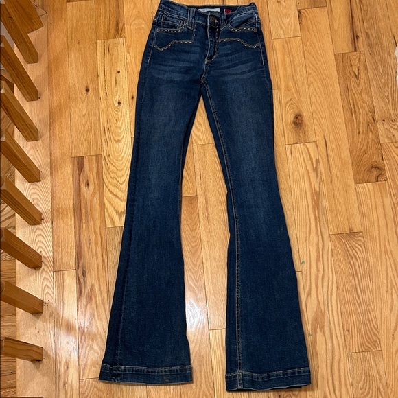 Stetson high rise Dark Blue Flare Jeans - Picture 3 of 6